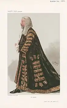 The British Speaker of the House of Commons carrying his tricorne, 1906.