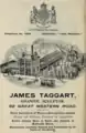 James Taggart, granite sculptor to Queen Alexandra (print ad from 1914)