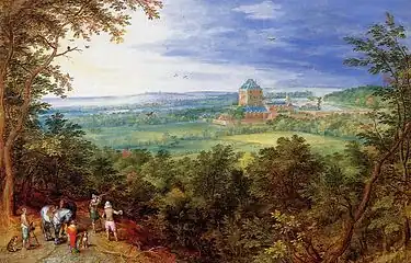 Landscape with the Château of Mariemont by Jan Brueghel the Elder
