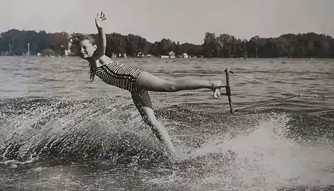 Janelle Kirtley ToeHold Janelle Kirtley Practicing Toehold at 13 Years old (1956)