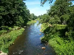 The Bóbr River in Janowice Wielkie