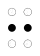 ⠒ (braille pattern dots-25) 