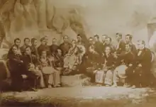 The Japanese delegation to the Exposition Universelle.