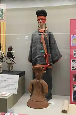 Haniwa figure with reconstruction