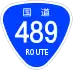 National Route 489 shield