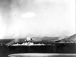 Japanese ammunition ship Aikoku Maru in Truk Harbor explodes