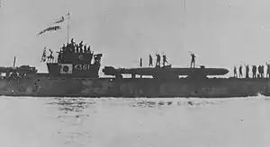 Submarine I-361 as Todoroki group on 23 May 1945