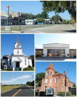 Images top, left to right: Downtown Jasper, First United Methodist Church, Hamilton County Courthouse, U.S. Route 129, Old Hamilton County Jail