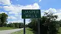 Jasper Mills community sign