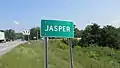 Jasper community sign.