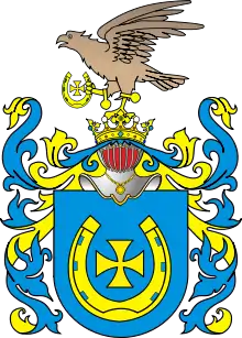 Episcopal coat of arms of Archbishop Mikołaj Dzierzgowski,