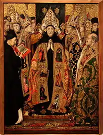 Jaume Huguet – The Consecration of Saint Augustine