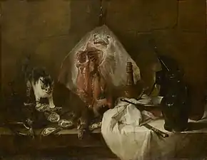 Chardin's The Ray for the Académie Royale de Peinture et de Sculpture, 1728.