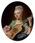 Young Woman with a Guitar, 1768
