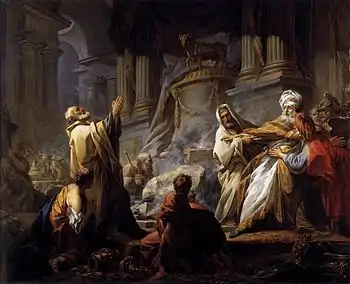 Jeroboam Offering Sacrifice for the Idol, 1752, Beaux-Arts de Paris, Paris.