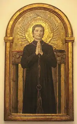 Théophane Vénard in chains, martyred in 1861