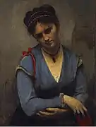 Portrait of Mariette Gambay (“La Songerie de Mariette”). 1869–1870, Pushkin Museum