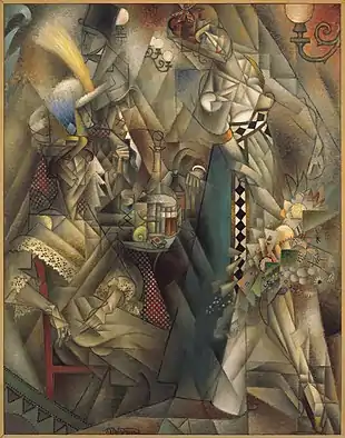 Jean Metzinger, 1912, Danseuse au café (Dancer in a café), Cubism