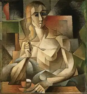 Jean Metzinger, Le goûter (Tea Time), 1911 – André Salmon dubbed this painting "The Mona Lisa of Cubism"