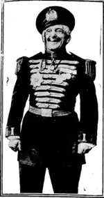 Jefferson De Angelis as General Samovar in The Beauty Spot 1909.
