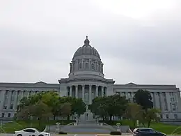 Missouri State Capitol, north facade.