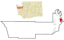 Location of Port Ludlow, Washington