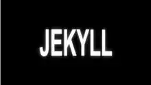 The name "Jekyll" in white capital letters against a black background
