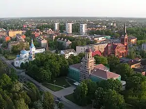 Aerial view of Jelgava
