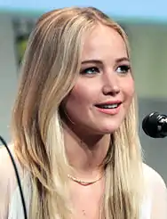 Photo of Jennifer Lawrence at the San Diego Comic-Con in 2015.