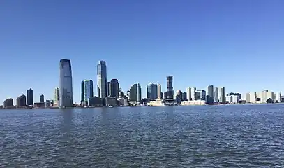 Skyscrapers in Jersey City, one of the most ethnically diverse cities in the world