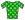 A green with white dots jersey