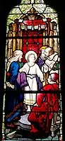 Young Jesus in the Temple, ca. 1896 stained glass window, Church of the Good Shepherd (Rosemont, Pennsylvania)