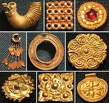 Gold jewelries (12th-15th century)