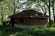 Ohel for meditation at the Jewish Cemetery