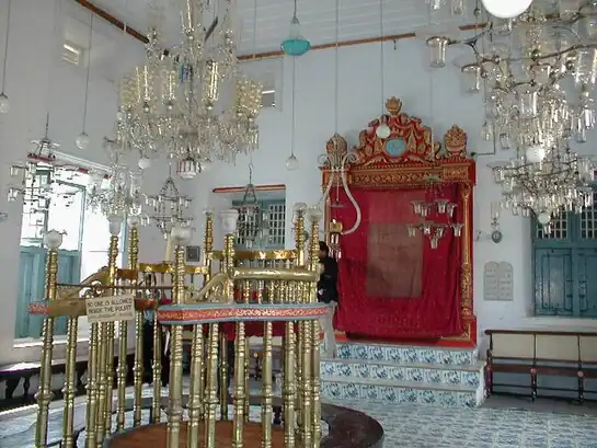 The Paradesi Synagogue in Kochi, India