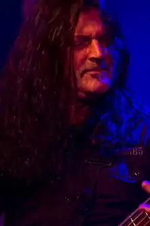 Jim Sheppard performing with Sanctuary, Barge to Hell 2012