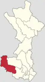 Location in Huairou District