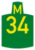 Metropolitan route M34 shield
