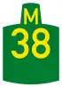 Metropolitan route M38 shield
