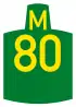 Metropolitan route M80 shield