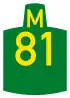 Metropolitan route M81 shield