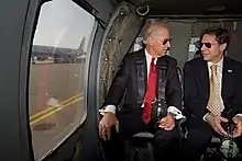 Blinken and Biden on a trip to Kosovo in 2009