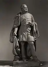 Terracotta sculpture of Johan Ludvig Runeberg, 1852