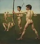 Naked Young Archers