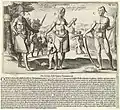 Inhabitants of Cape Lopez, illustration by Johann Theodor de Bry for Pieter de Marees, 1602