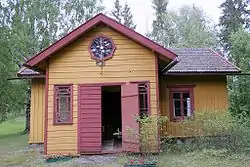 The childhood home of Finnish writer Johannes Linnankoski in Vakkola.