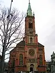 The Facade of the Johanneskirche.