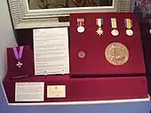 McCrae House - John McCrae's medals