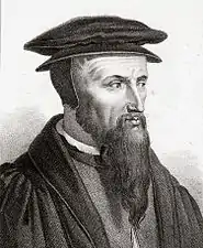 Swiss theologian John Calvin denounced the bright colors worn by Roman Catholic priests, and colorful decoration of churches.