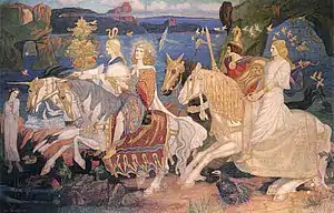 Painting of Elves by John Duncan